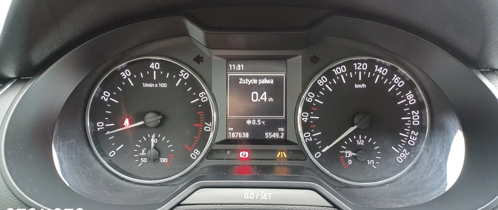 Skoda Octavia cena 39000 przebieg: 193000, rok produkcji 2013 z Wieleń małe 211